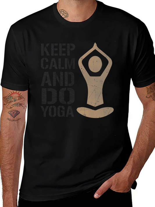 Yoga Pose Graphic Tee - Relax and Meditate