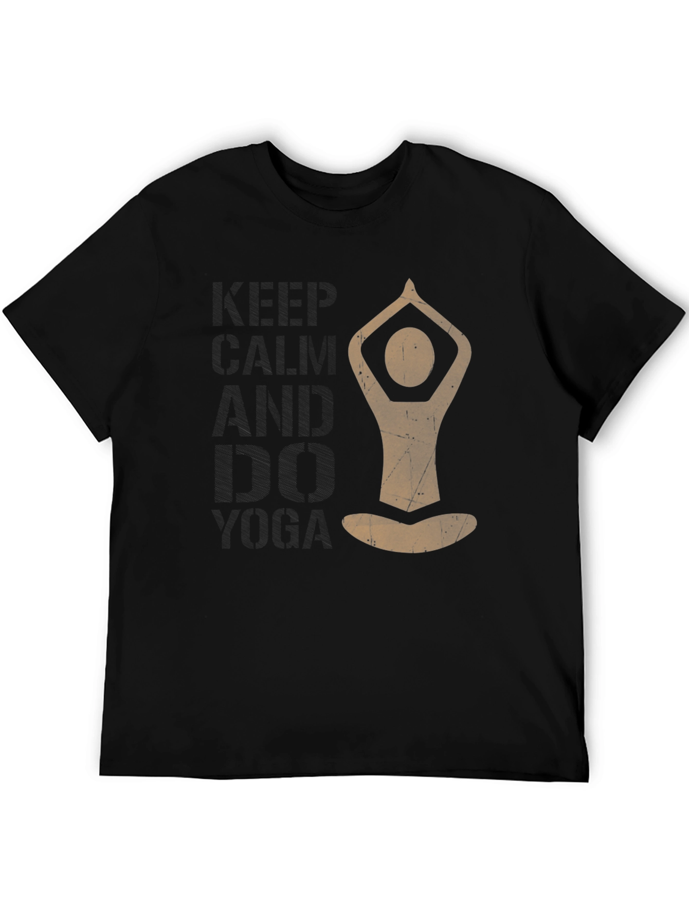 Yoga Pose Graphic Tee - Relax and Meditate