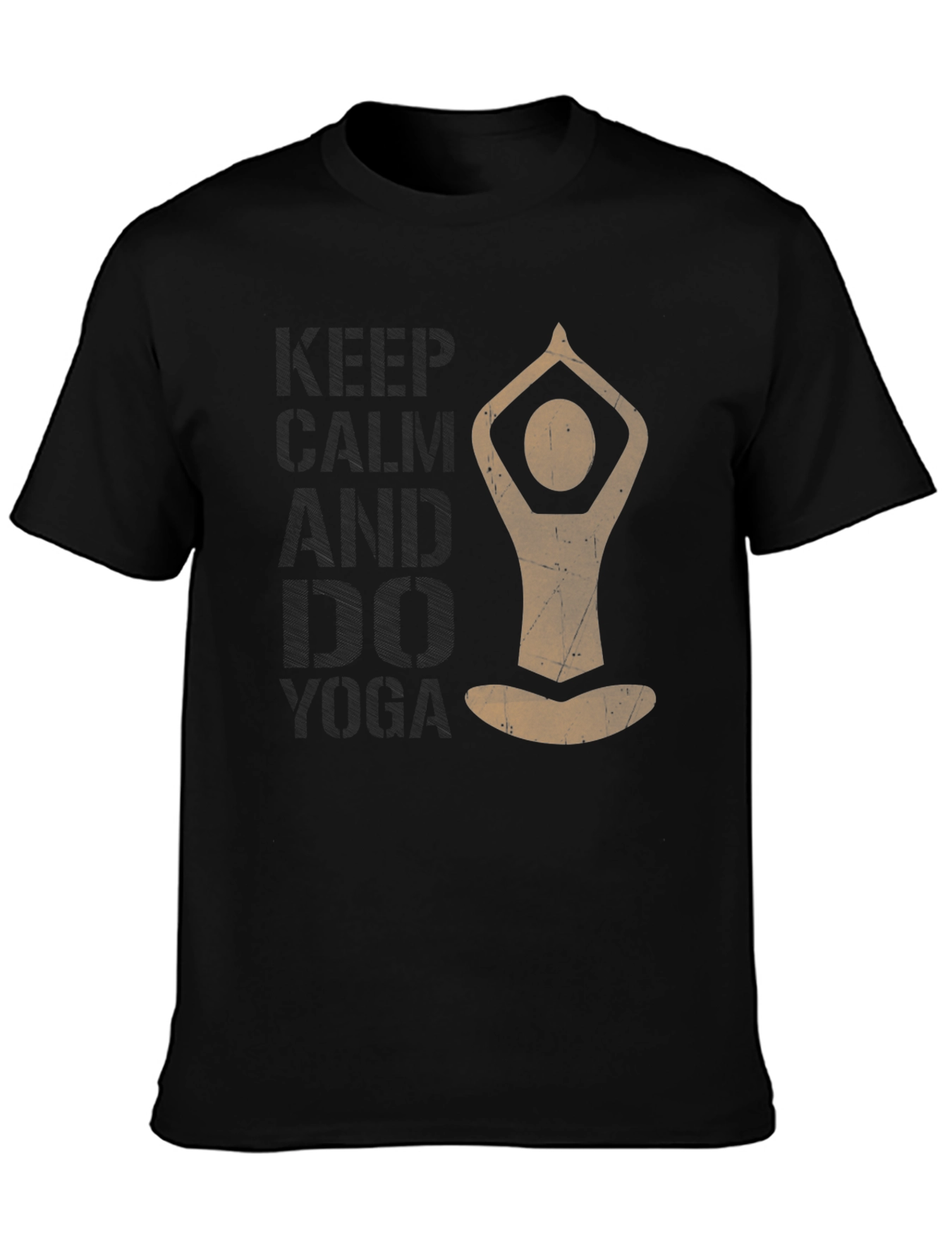 Yoga Pose Graphic Tee - Relax and Meditate