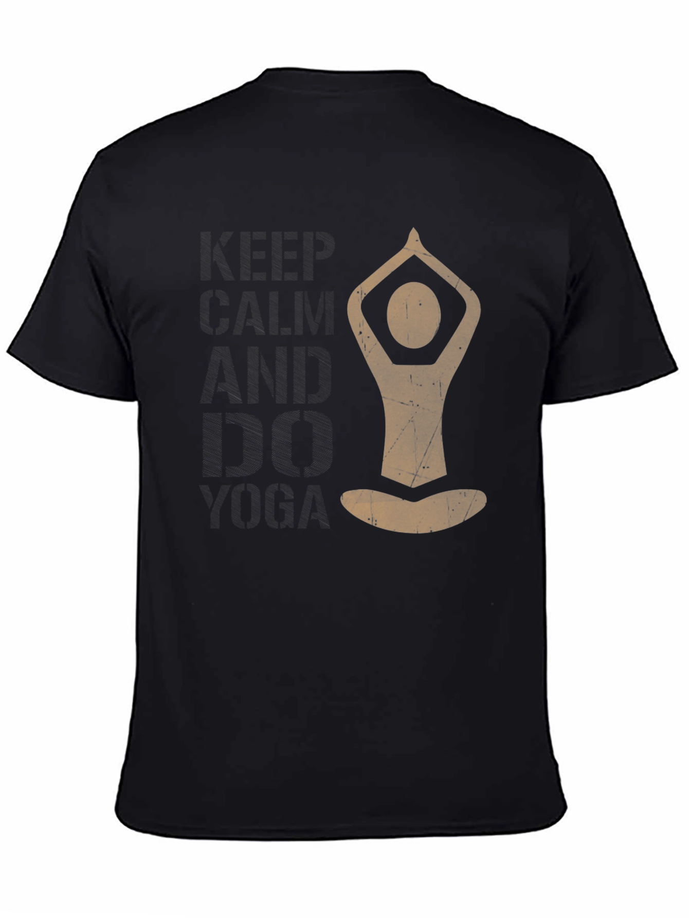 Yoga Pose Graphic Tee - Relax and Meditate