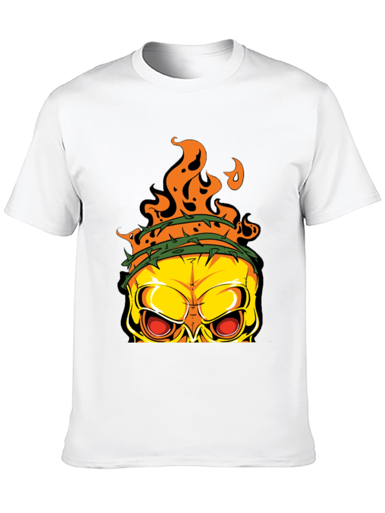 Edgy Skull Graphic T-Shirt - Mens Black Tee