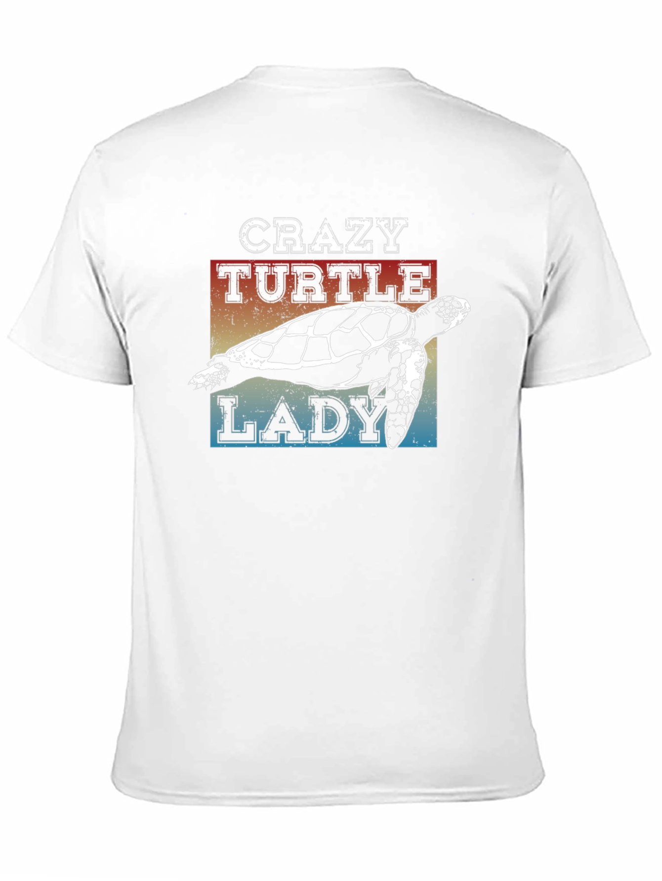 Crazy Turtle Lady T-Shirt - Unisex Black Tee
