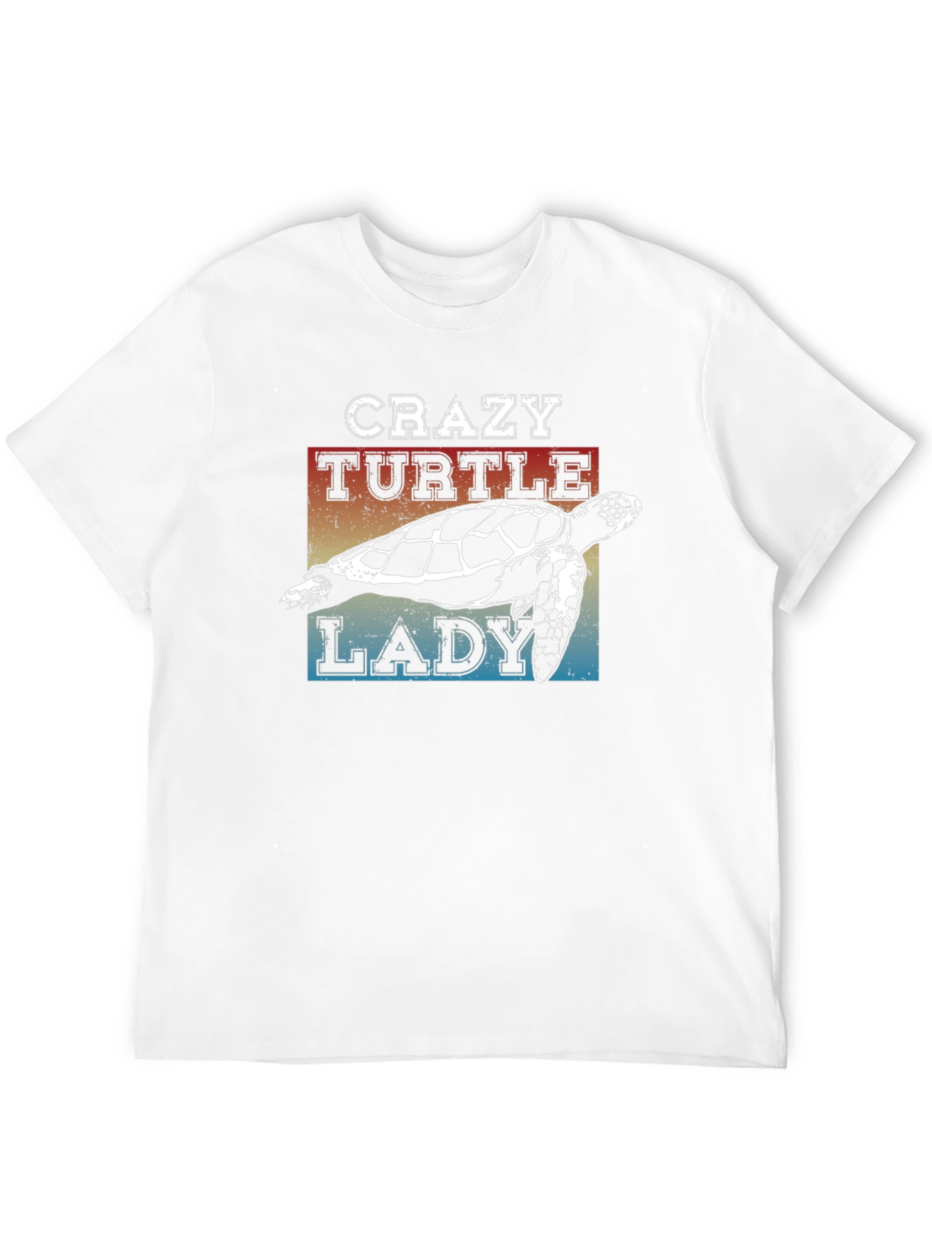 Crazy Turtle Lady T-Shirt - Unisex Black Tee