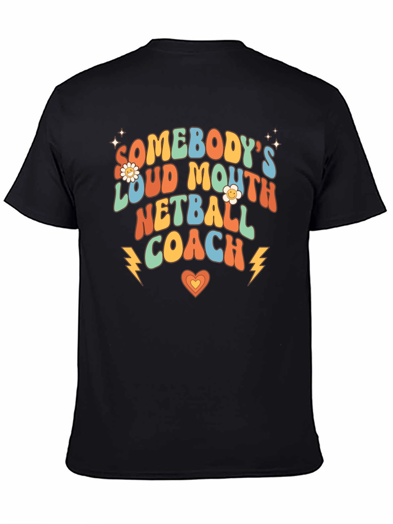 Loud Mouth Netball Coach Graphic Tee