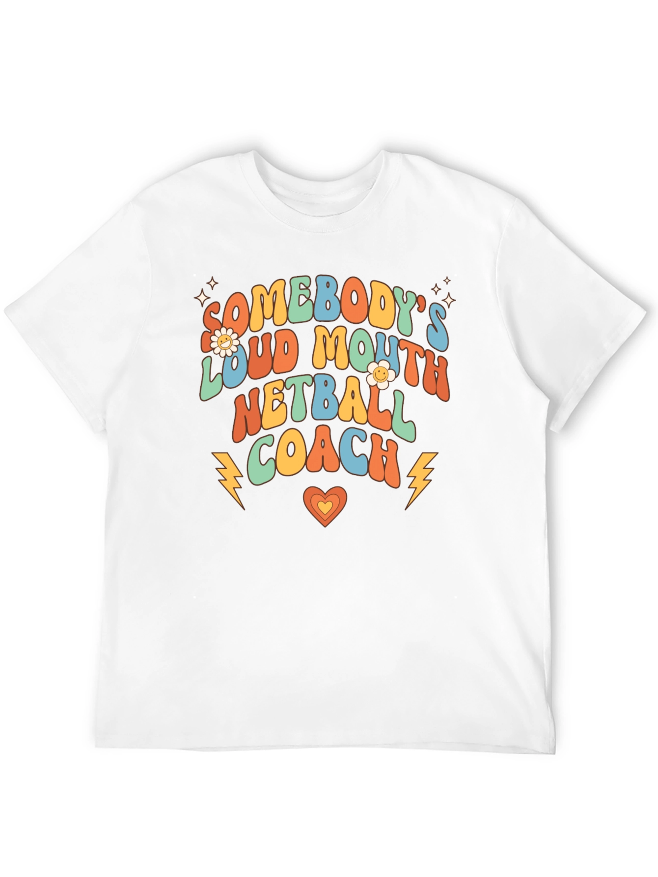 Loud Mouth Netball Coach Graphic Tee