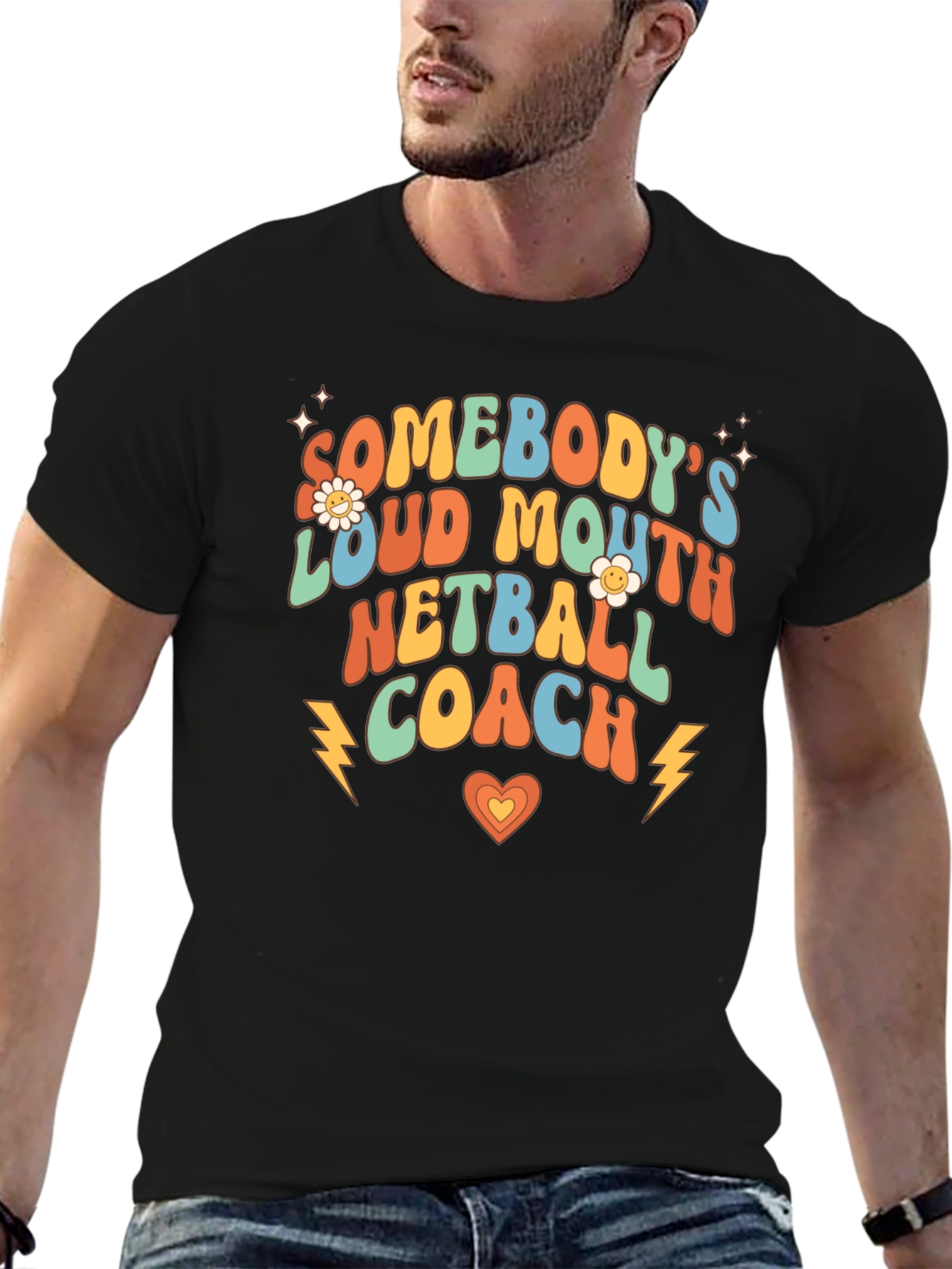 Loud Mouth Netball Coach Graphic Tee