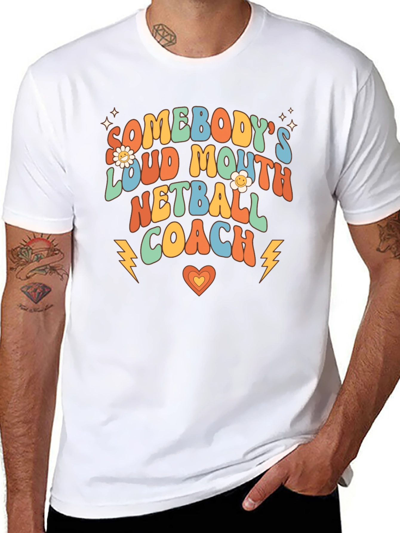 Loud Mouth Netball Coach Graphic Tee