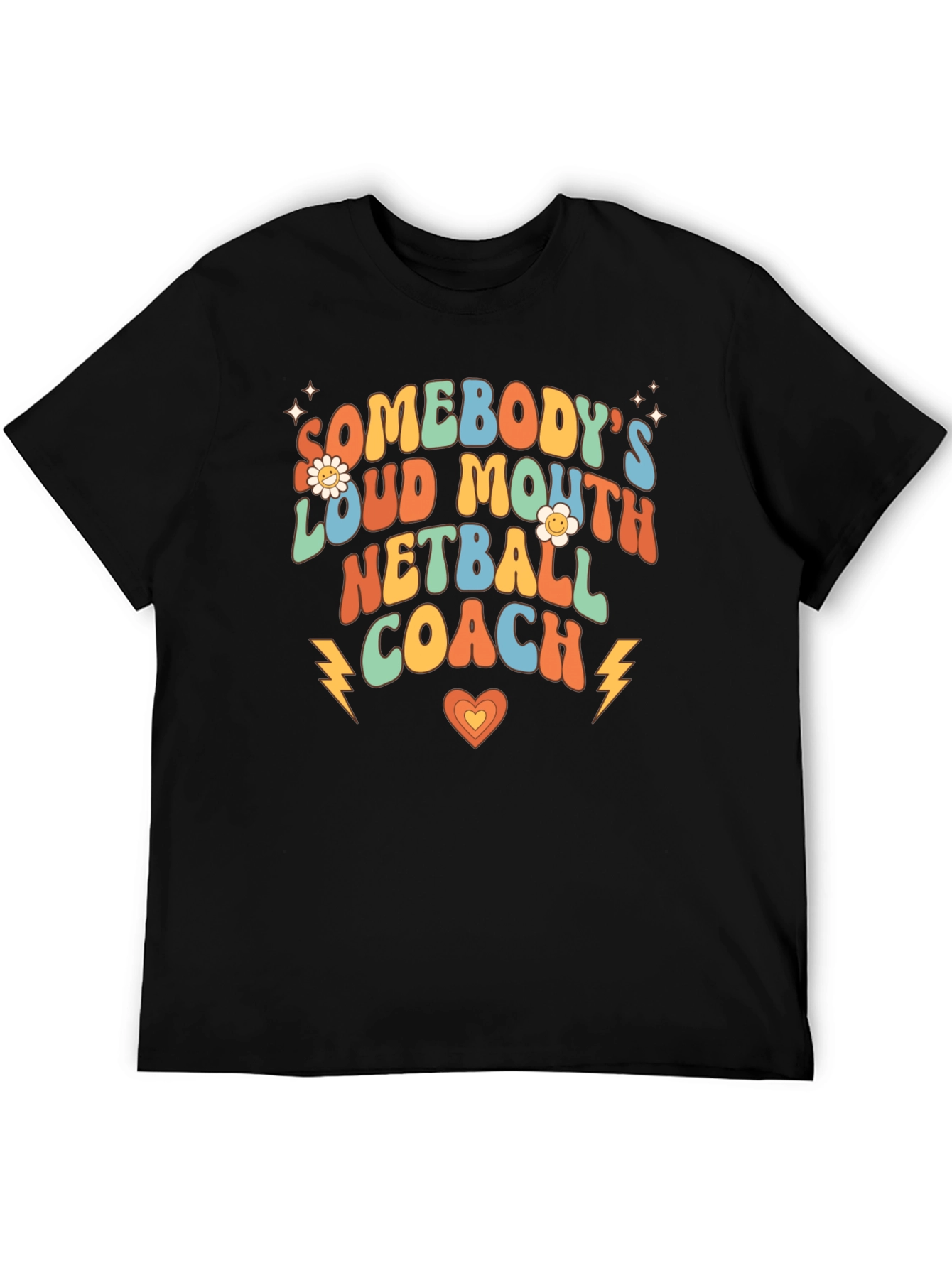 Loud Mouth Netball Coach Graphic Tee