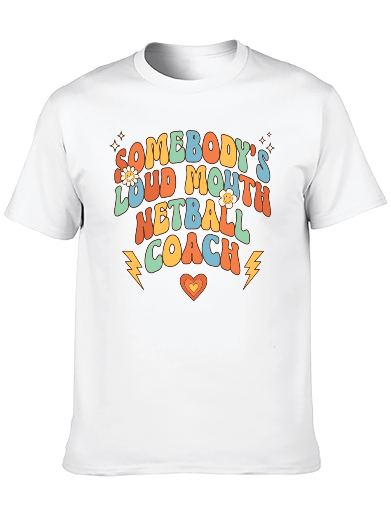 Loud Mouth Netball Coach Graphic Tee