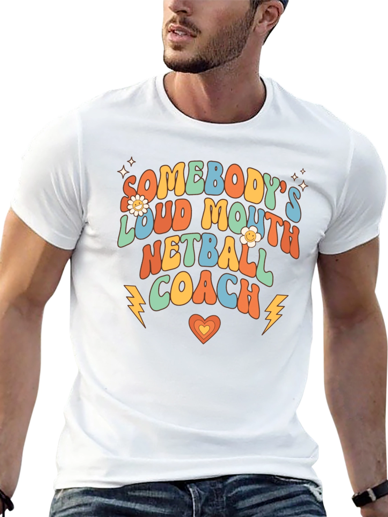 Loud Mouth Netball Coach Graphic Tee