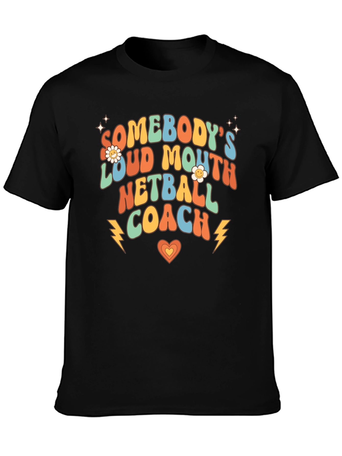 Loud Mouth Netball Coach Graphic Tee