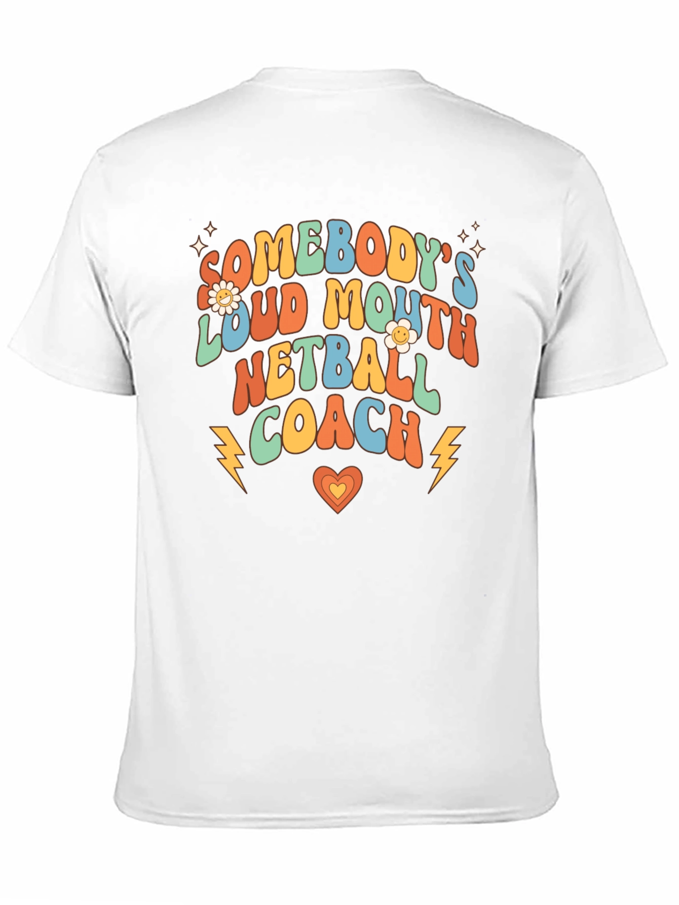 Loud Mouth Netball Coach Graphic Tee