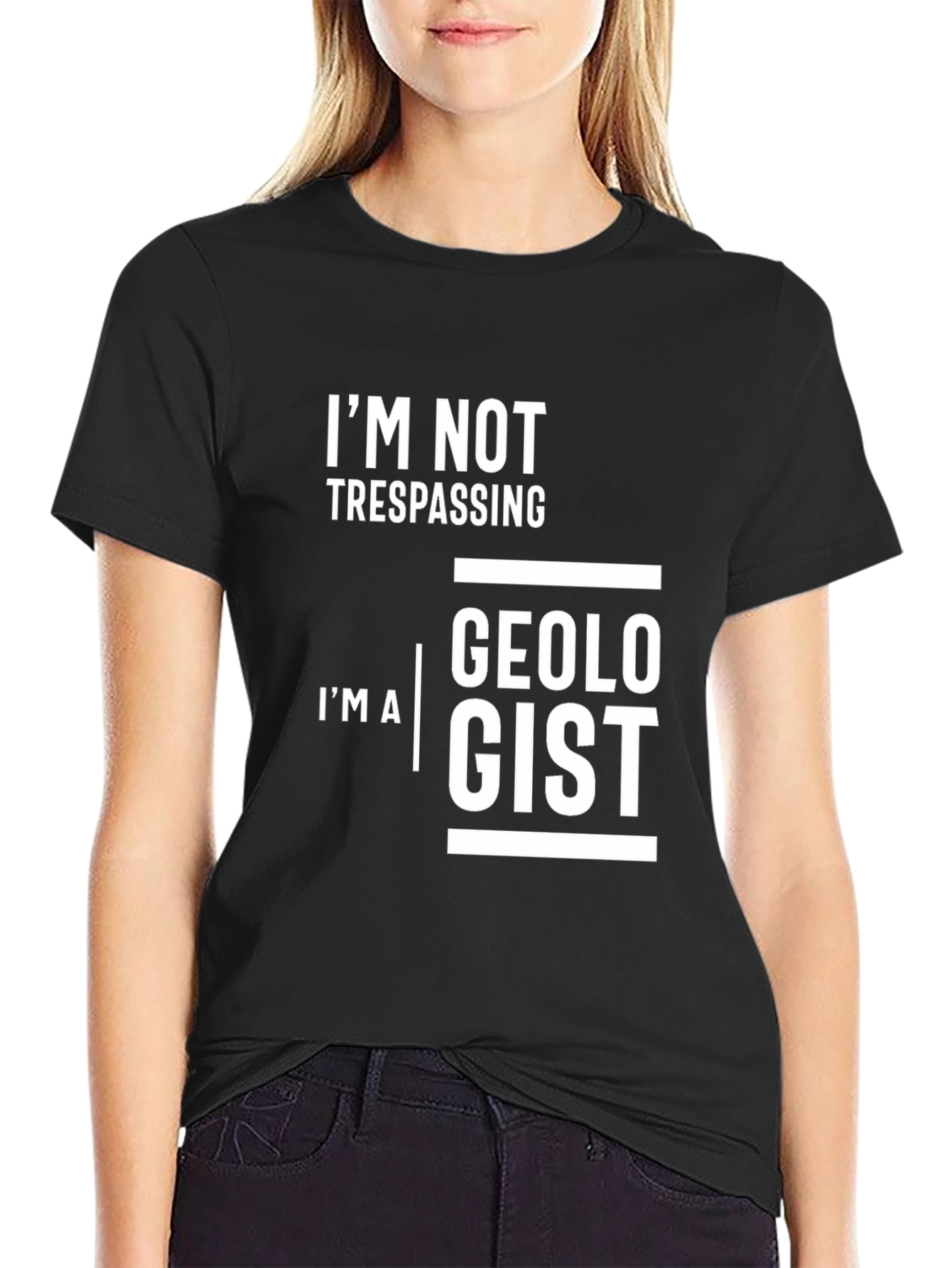 Geologist T-Shirt: Im Not Trespassing Funny Geology Tee