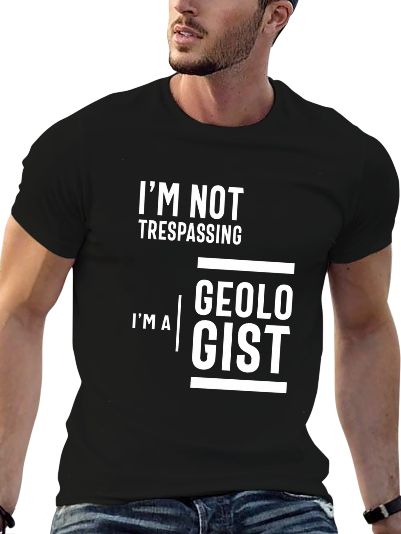 Geologist T-Shirt: Im Not Trespassing Funny Geology Tee