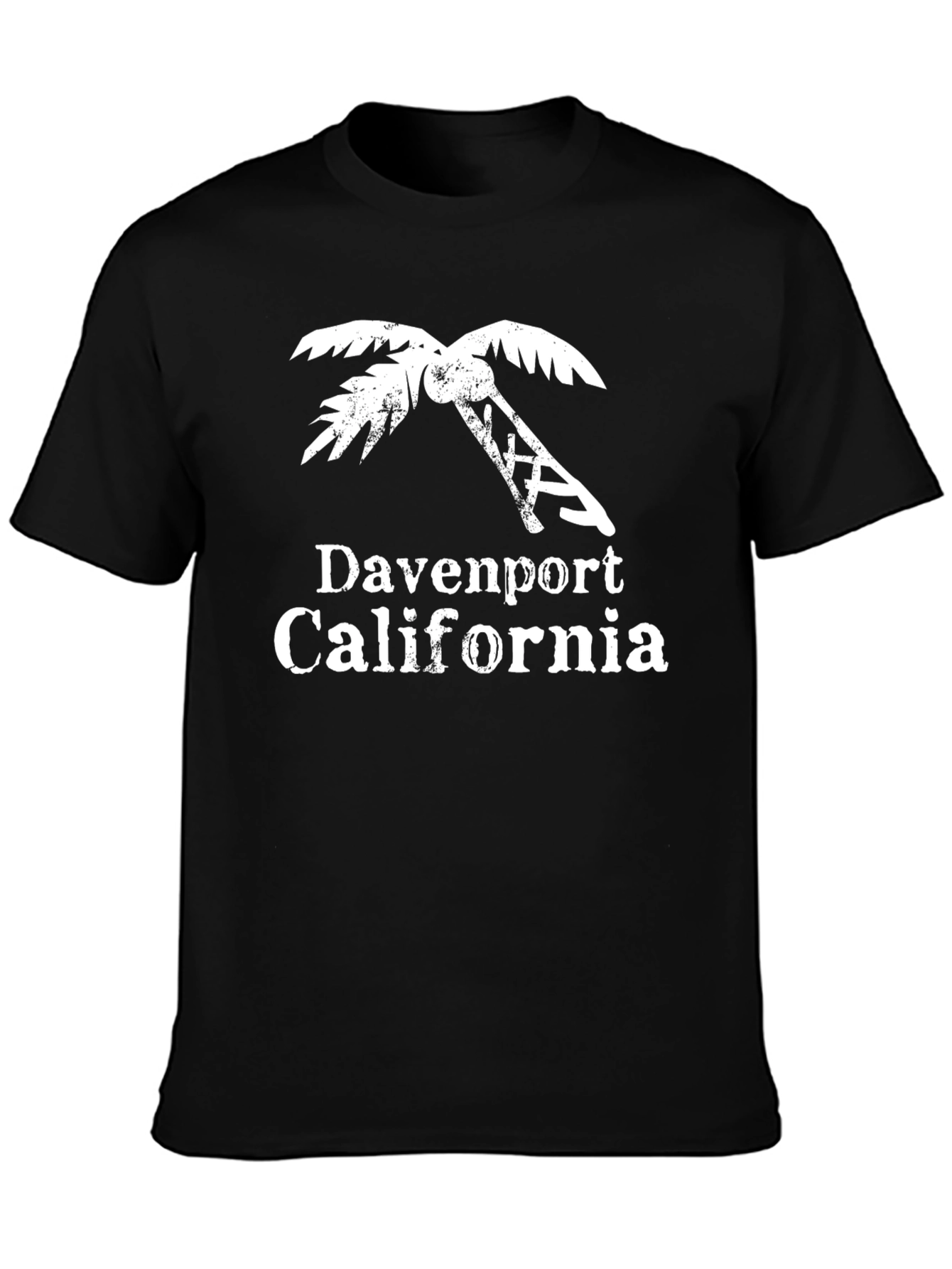 Davenport California Palm Tree Graphic T-Shirt