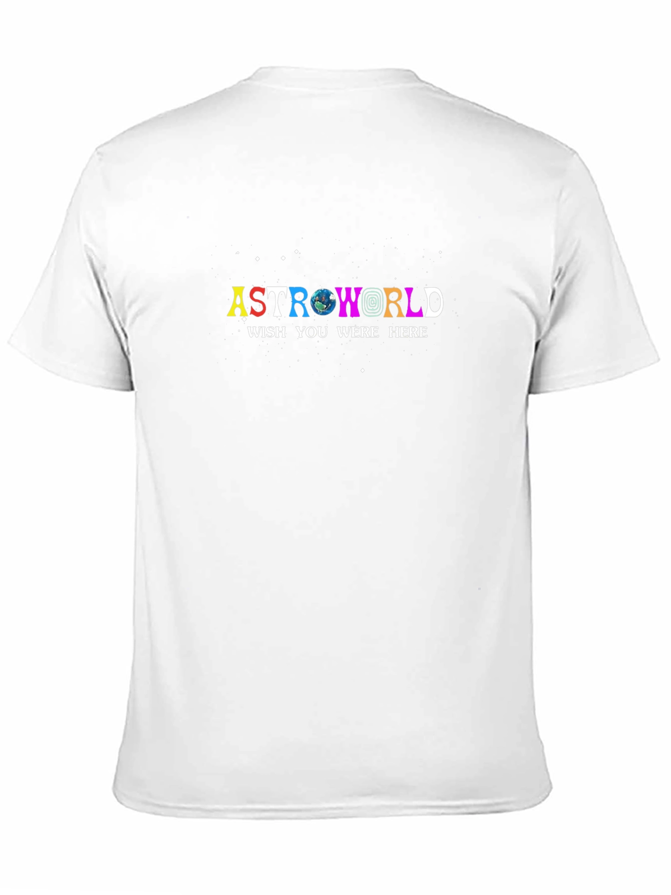 Astroworld Wish You Were Here Black Graphic T-Shirt