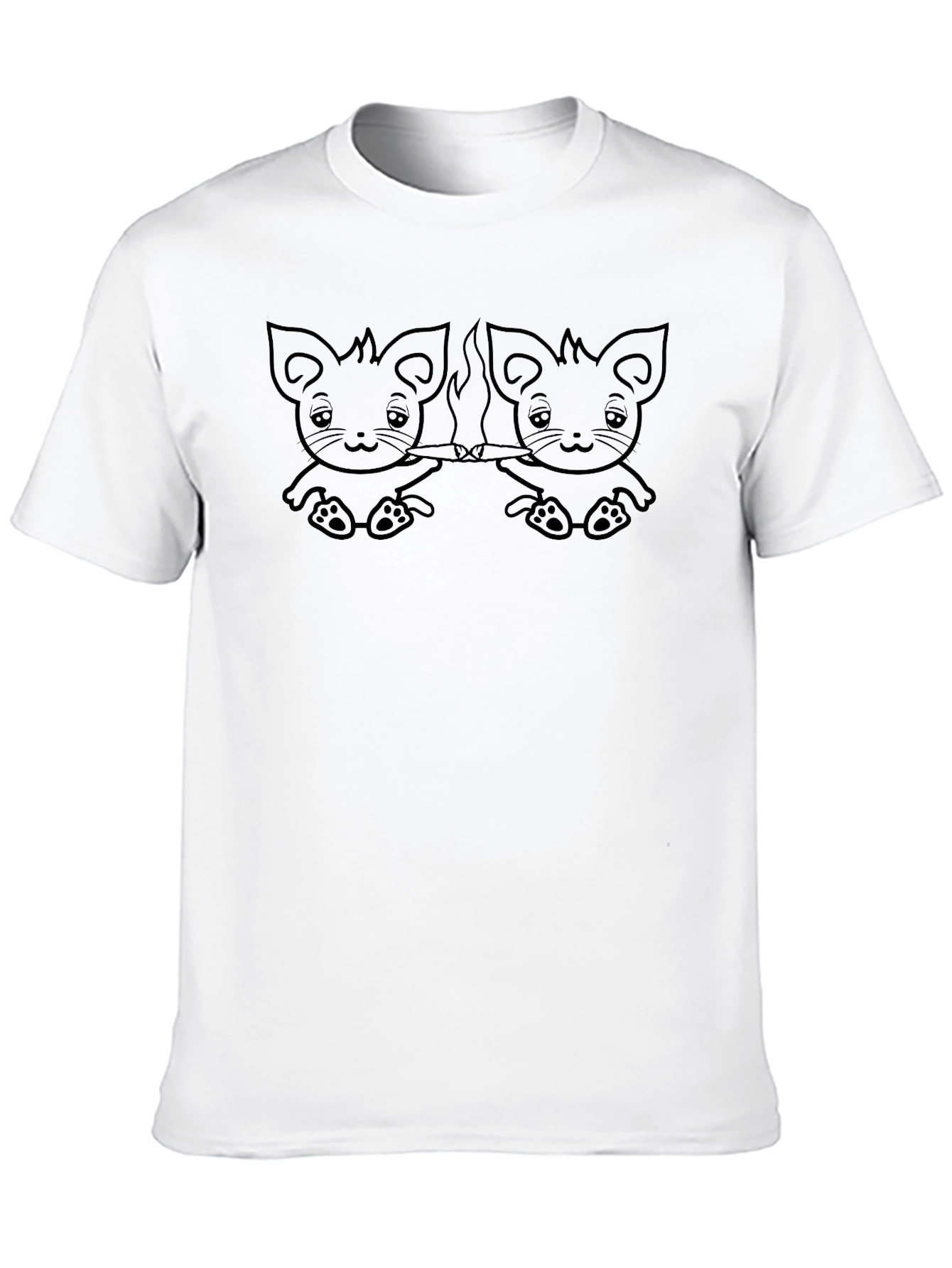 Cartoon Rat Joint T-Shirt