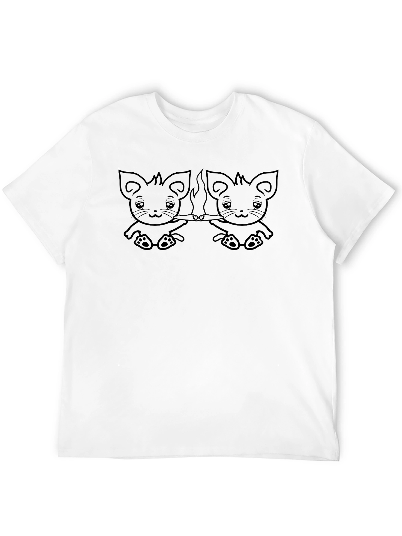 Cartoon Rat Joint T-Shirt