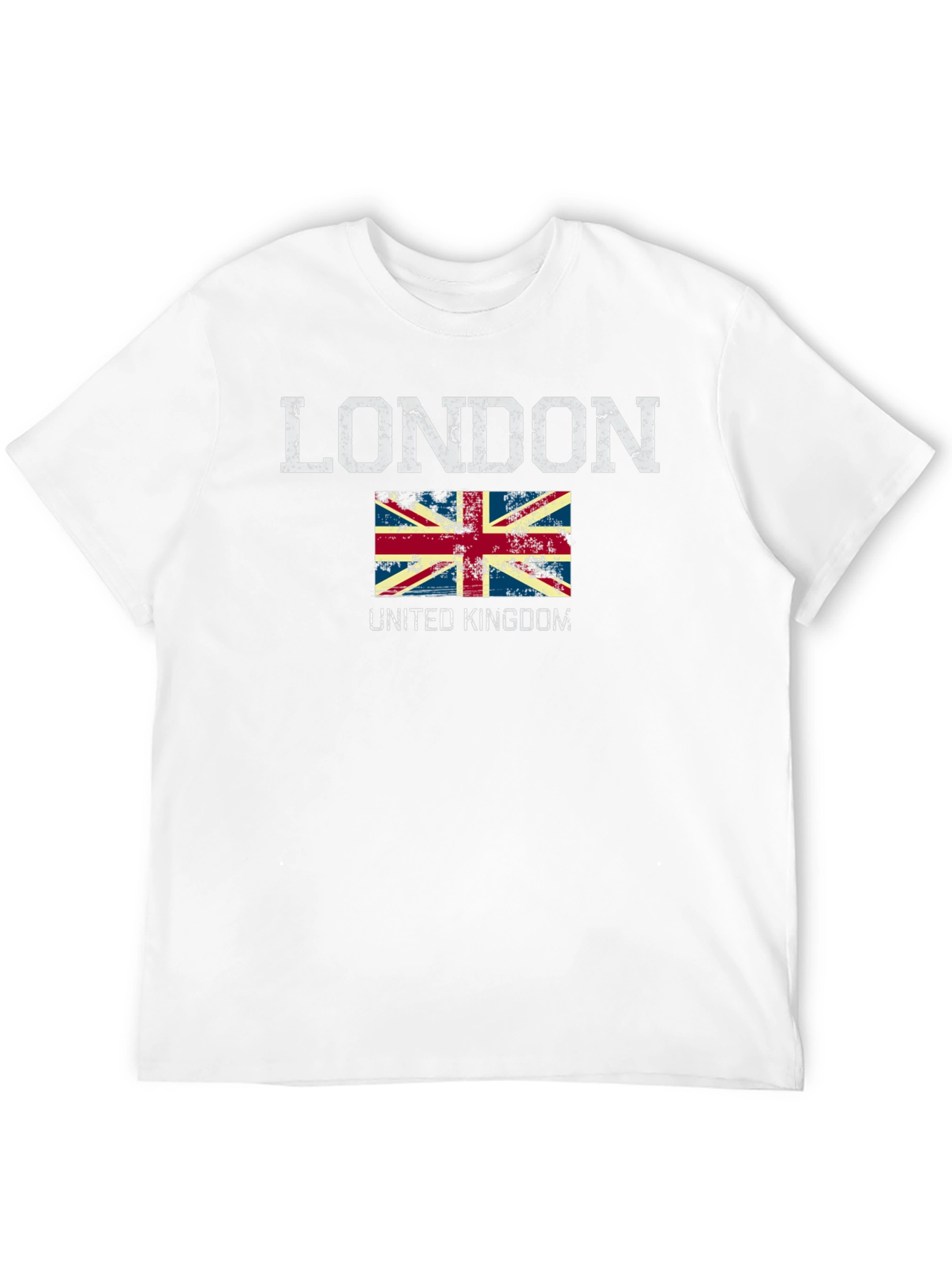 London UK Flag Distressed T-Shirt