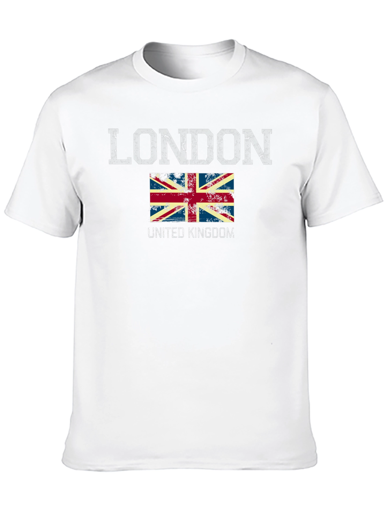 London UK Flag Distressed T-Shirt
