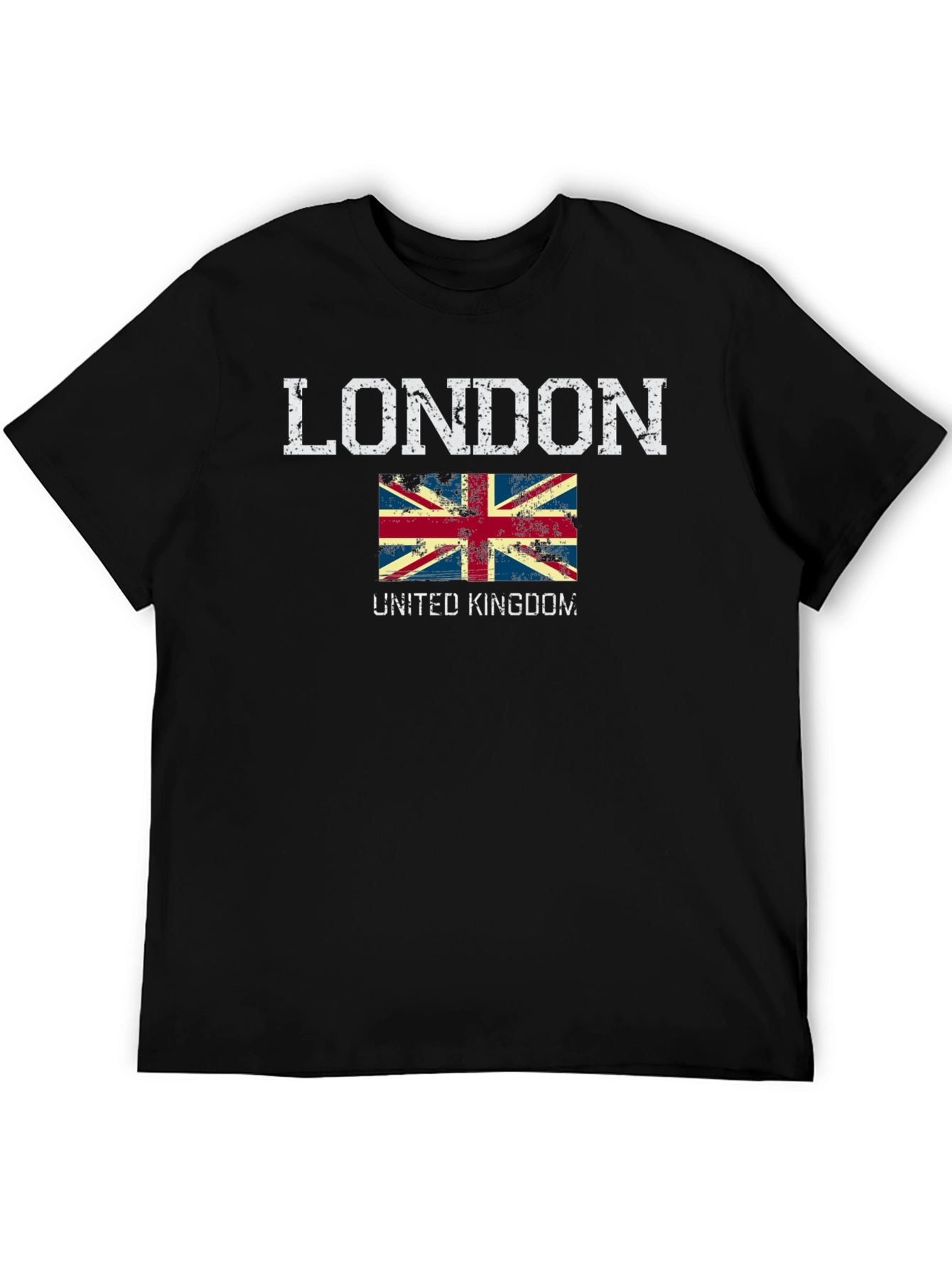 London UK Flag Distressed T-Shirt