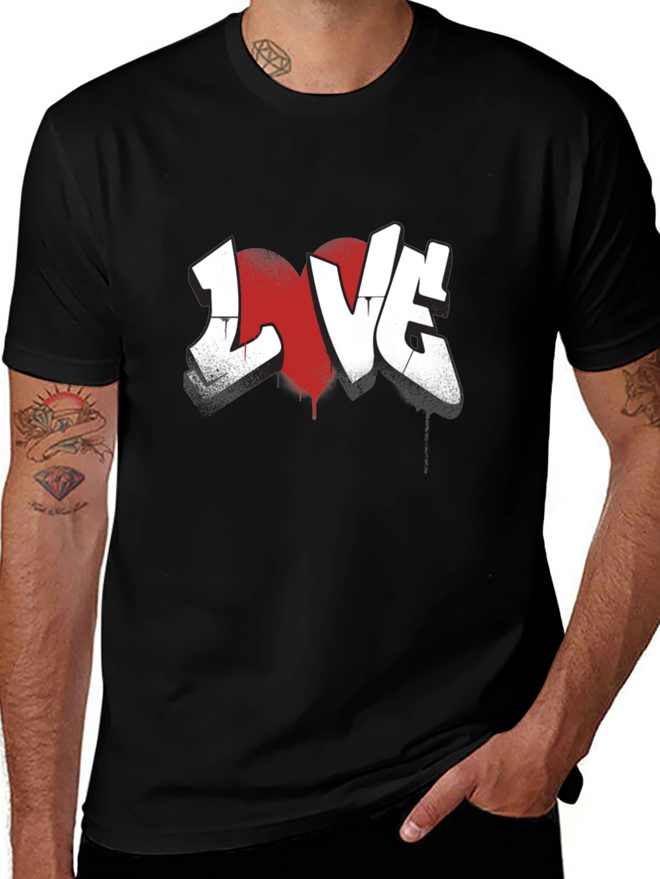 Love Graffiti T-Shirt - Casual Wear