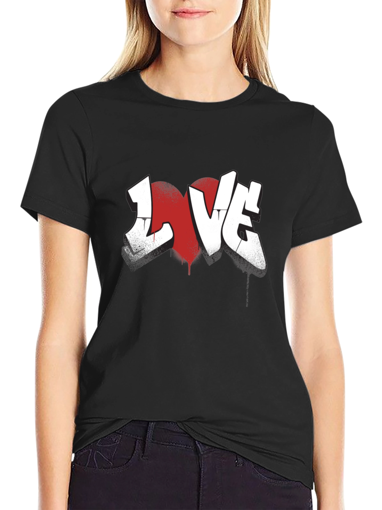 Love Graffiti T-Shirt - Casual Wear