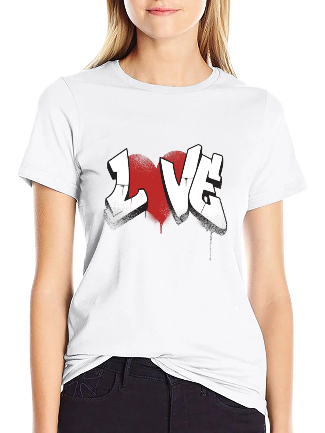 Love Graffiti T-Shirt - Casual Wear