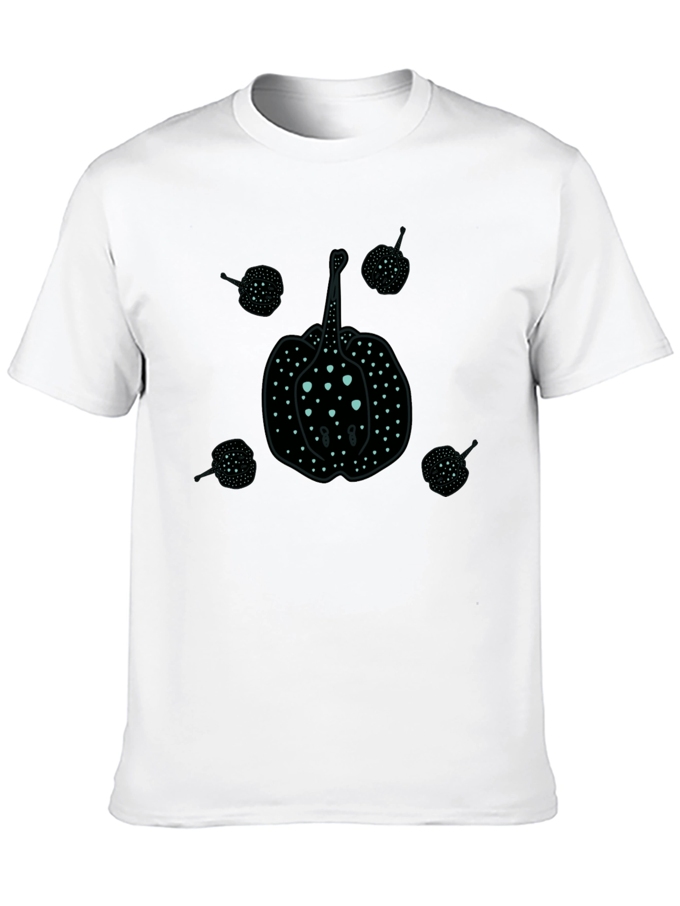 Black Stingray Graphic T-Shirt - Casual Comfort