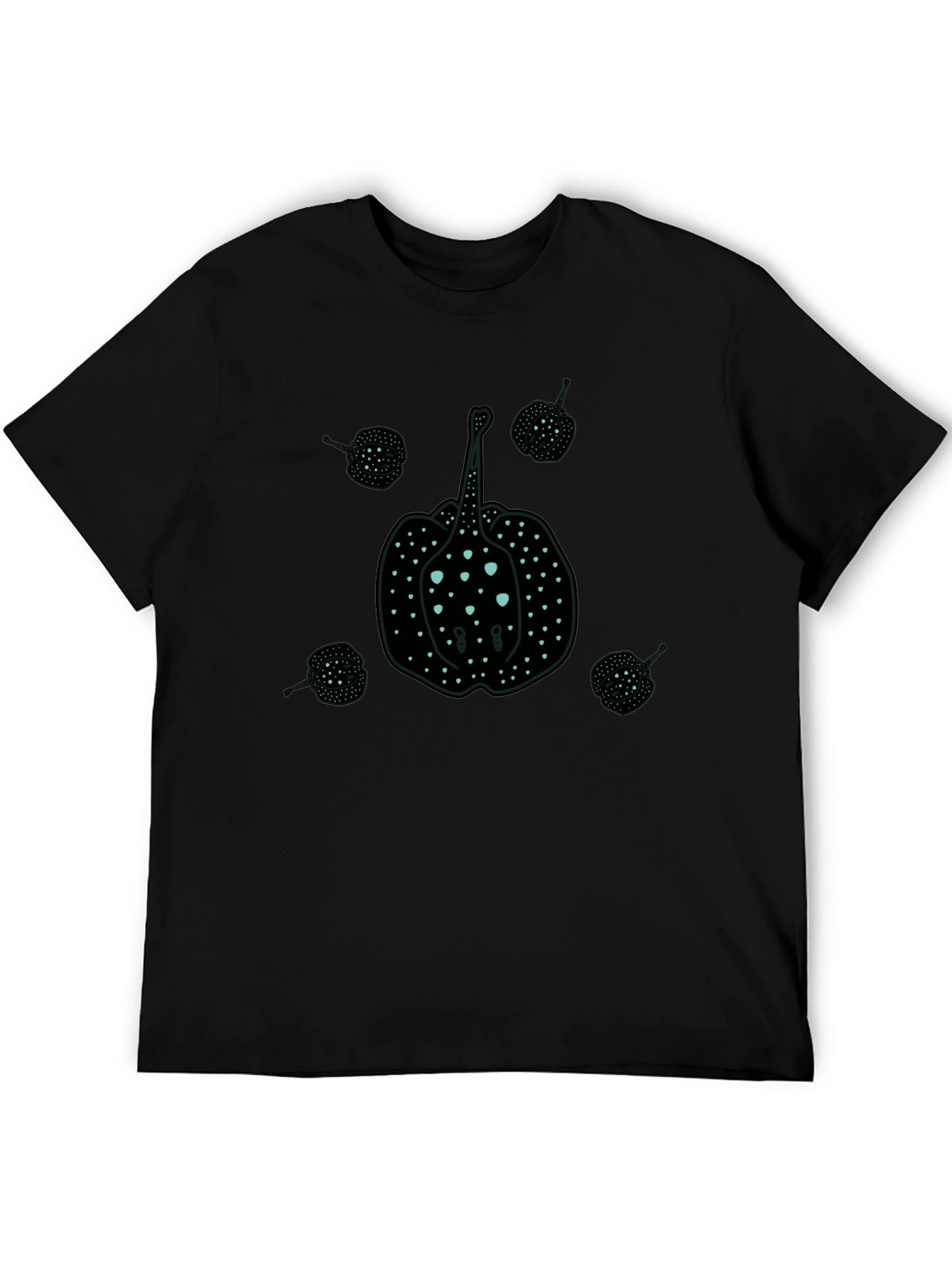 Black Stingray Graphic T-Shirt - Casual Comfort