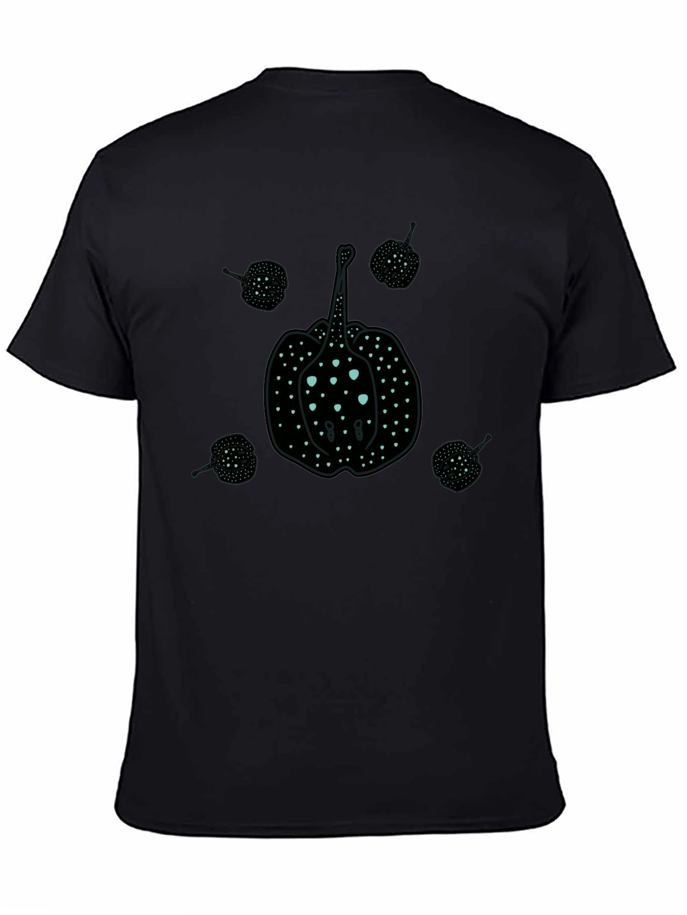 Black Stingray Graphic T-Shirt - Casual Comfort