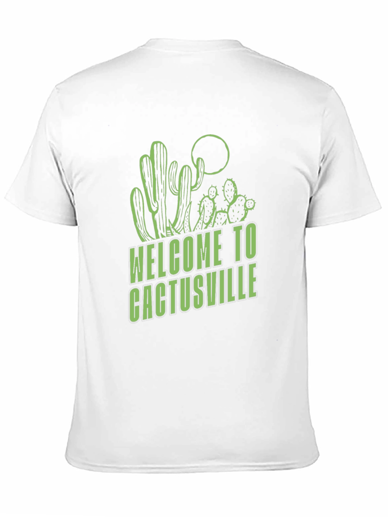 Welcome to Cactusville Black Graphic Tee