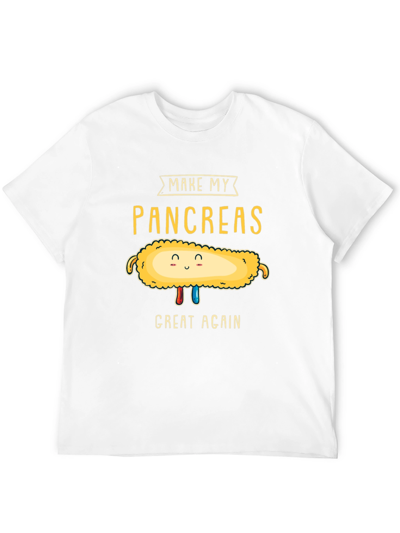 Make My Pancreas Great Again Black T-Shirt