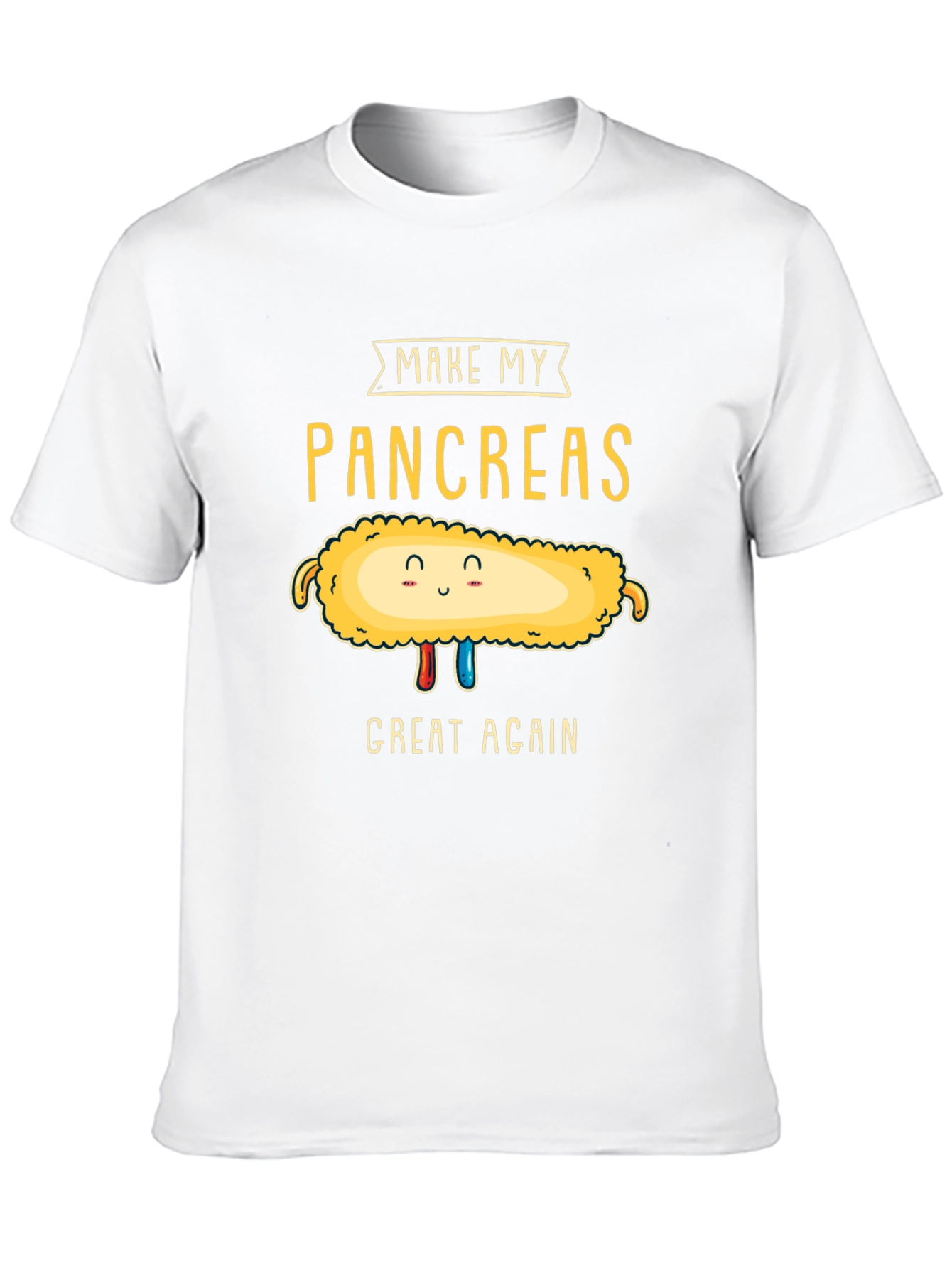 Make My Pancreas Great Again Black T-Shirt