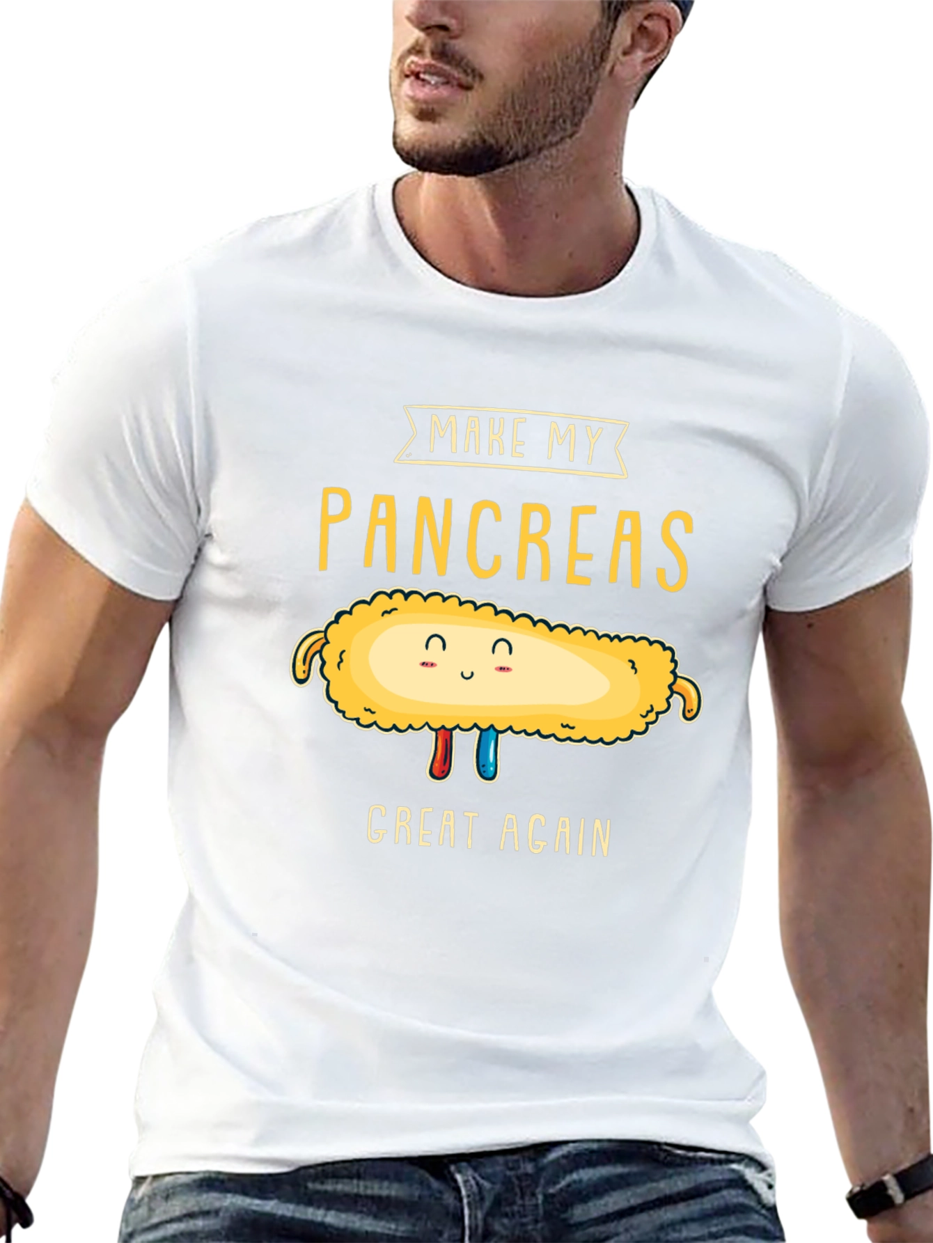 Make My Pancreas Great Again Black T-Shirt