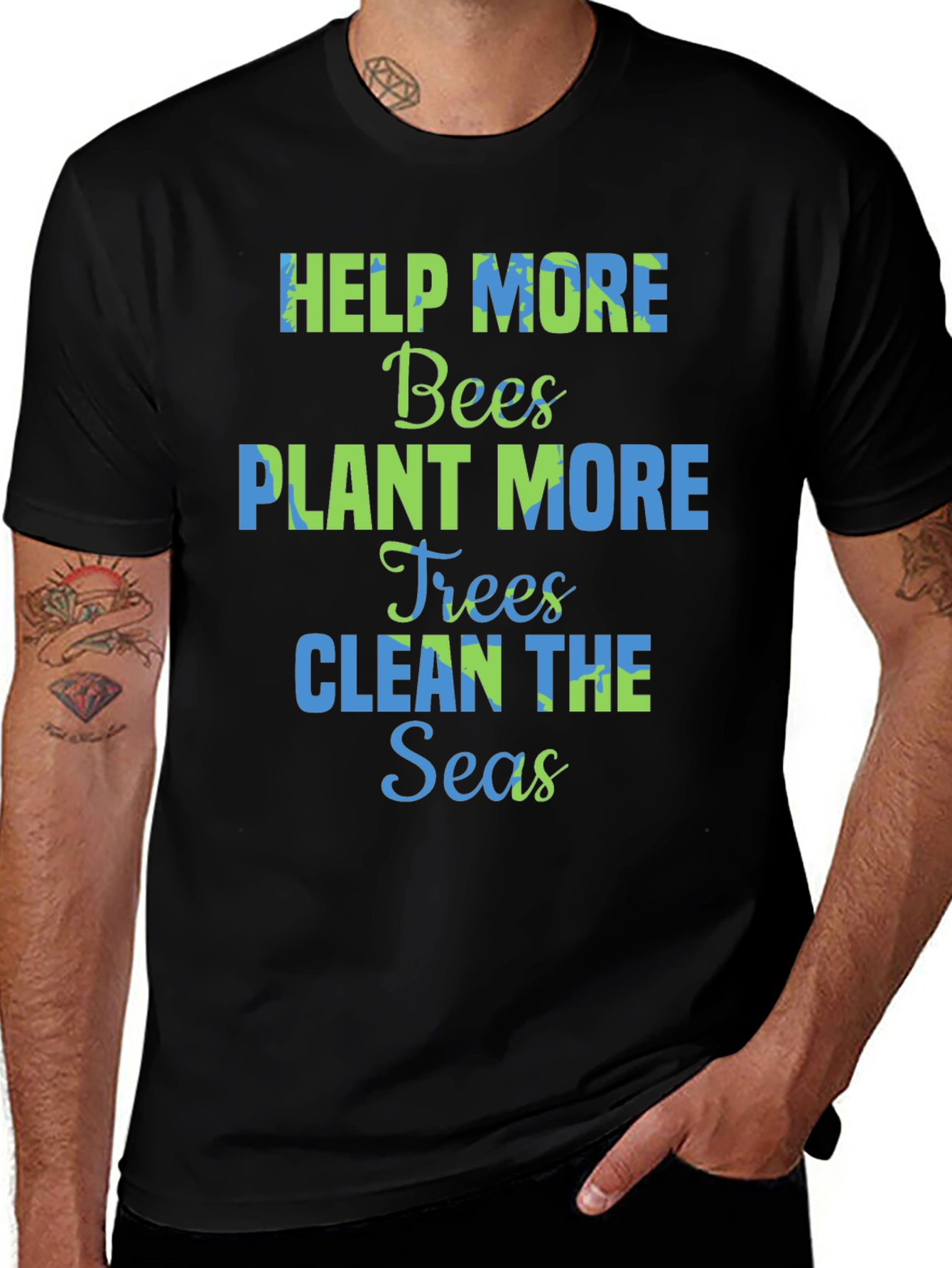 Eco-Friendly Graphic Tee - Save the Planet