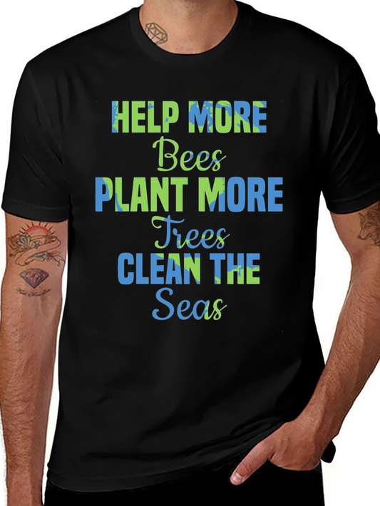 Eco-Friendly Graphic Tee - Save the Planet