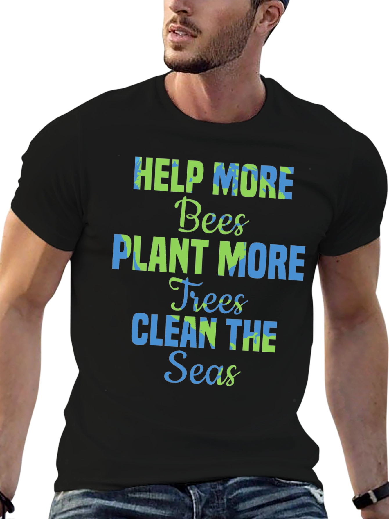 Eco-Friendly Graphic Tee - Save the Planet