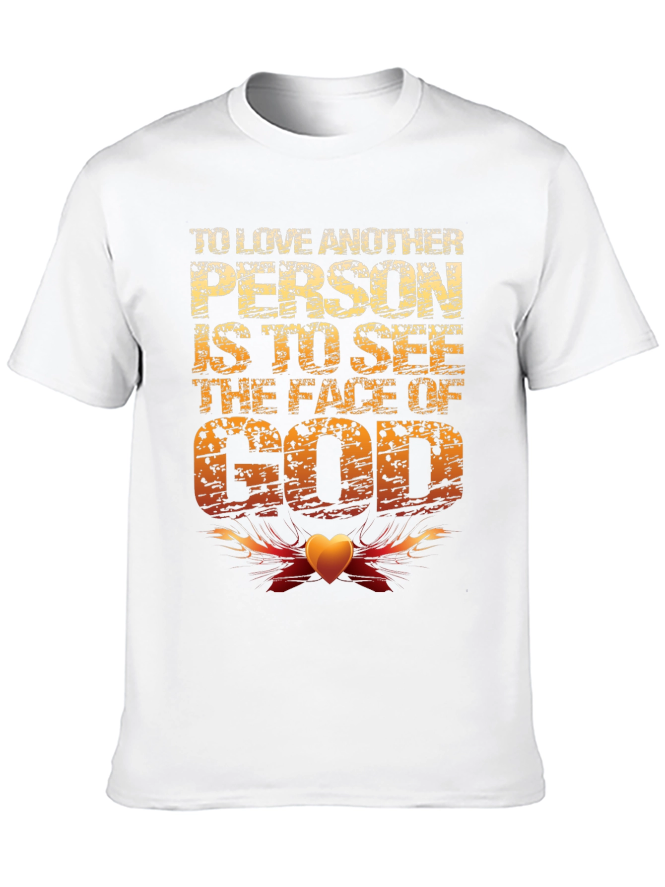Inspirational God Graphic Tee - Mens Black T-Shirt