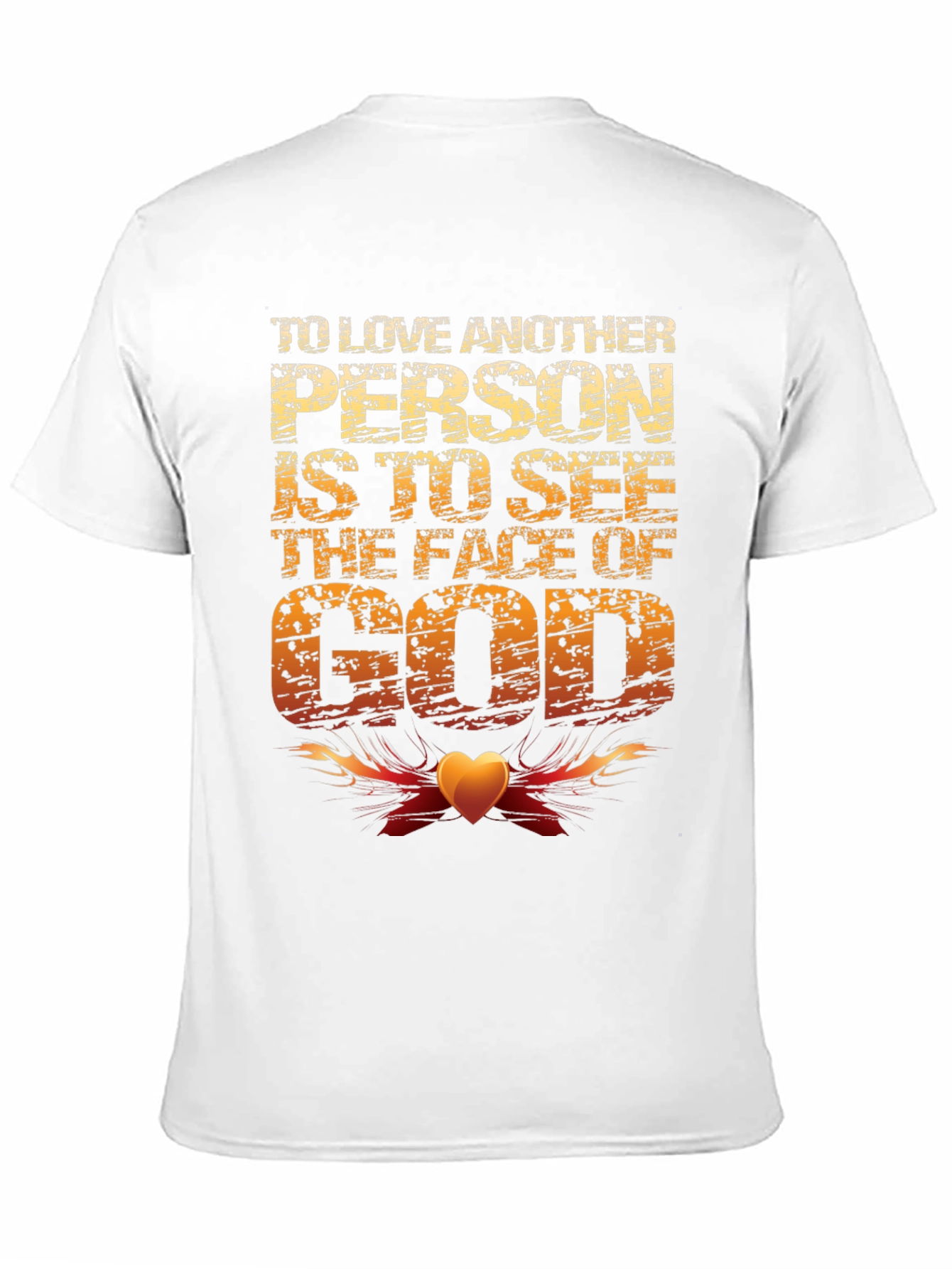 Inspirational God Graphic Tee - Mens Black T-Shirt