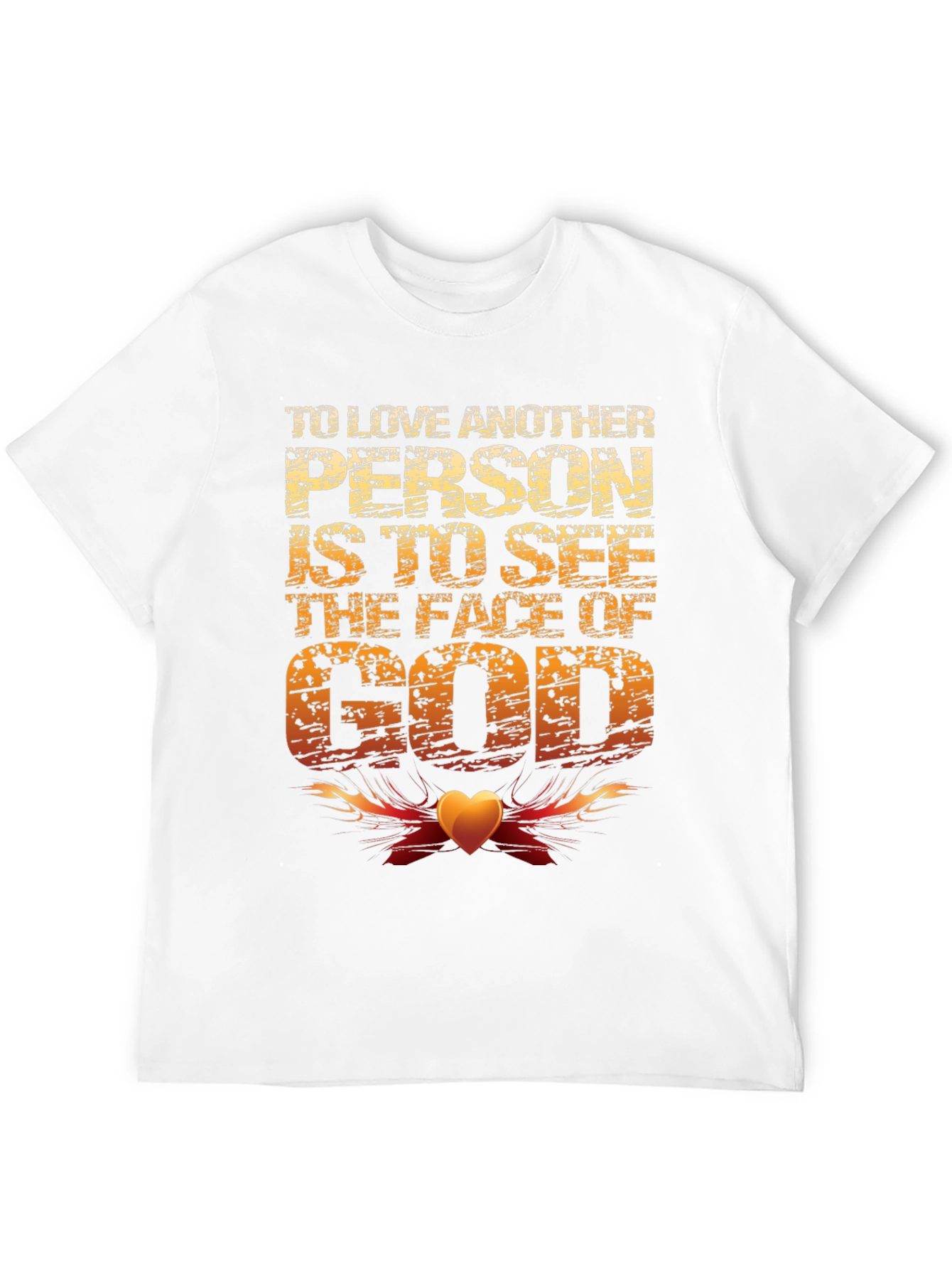 Inspirational God Graphic Tee - Mens Black T-Shirt