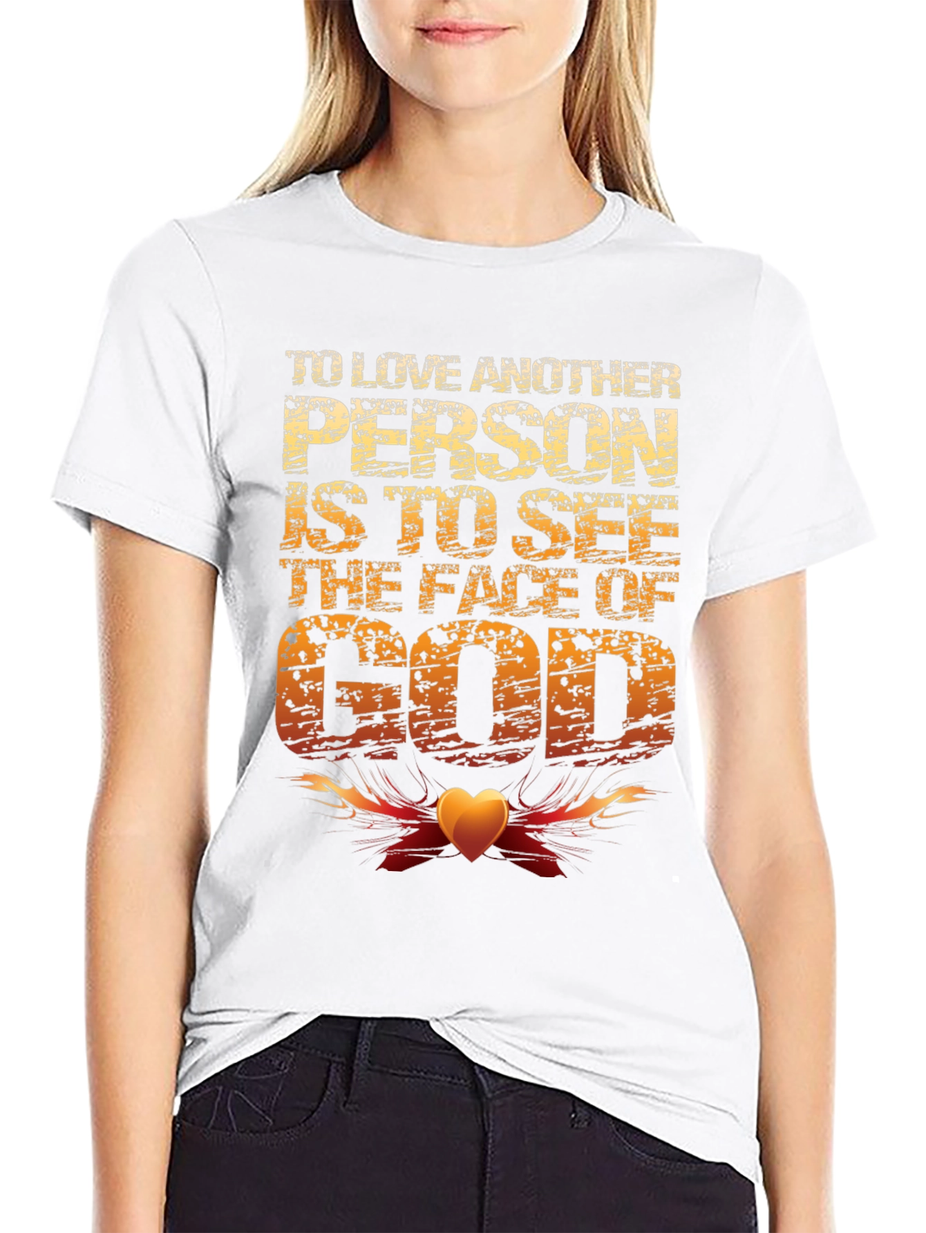 Inspirational God Graphic Tee - Mens Black T-Shirt