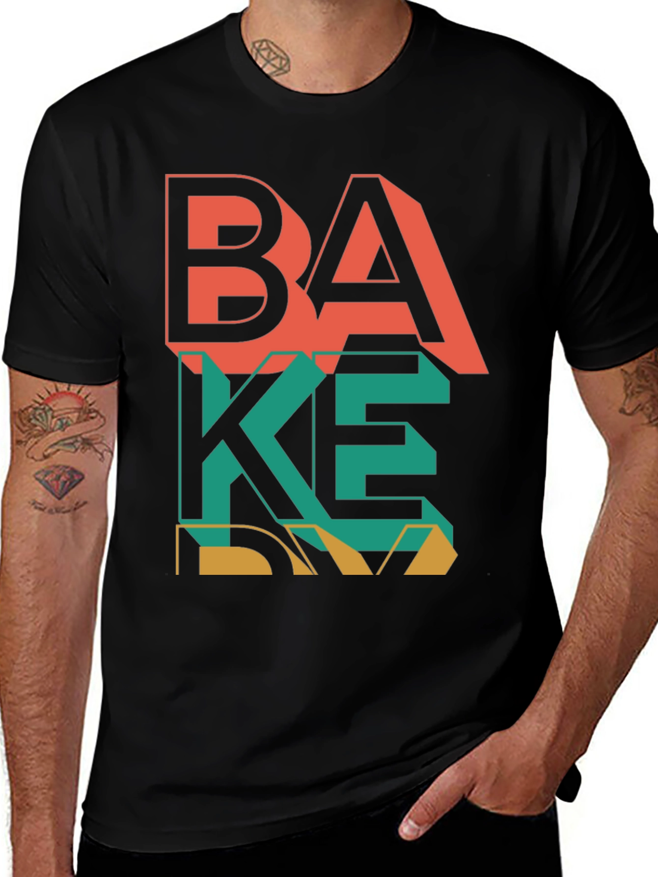 Bold Graphic T-Shirt - BAKE Design