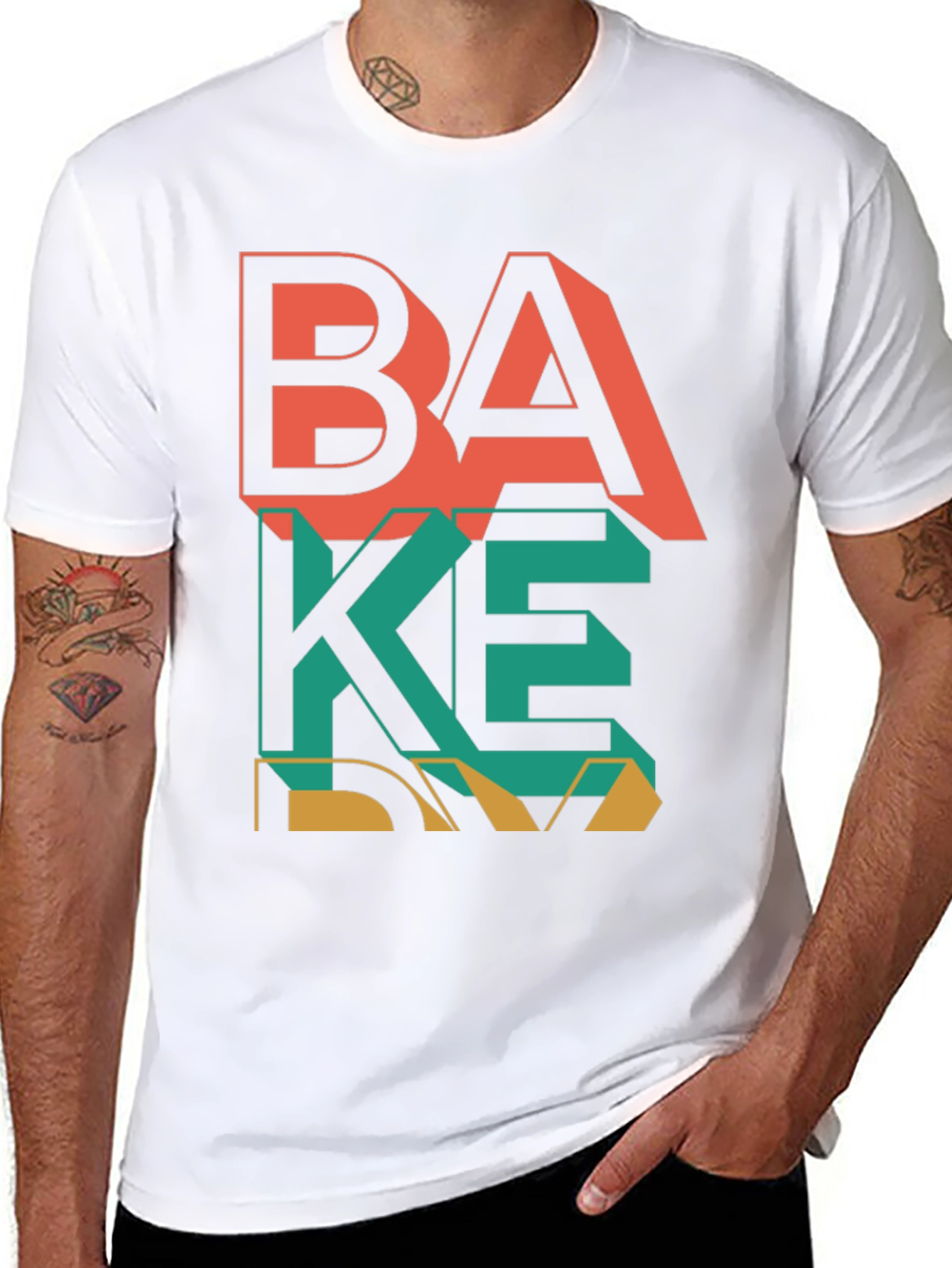 Bold Graphic T-Shirt - BAKE Design