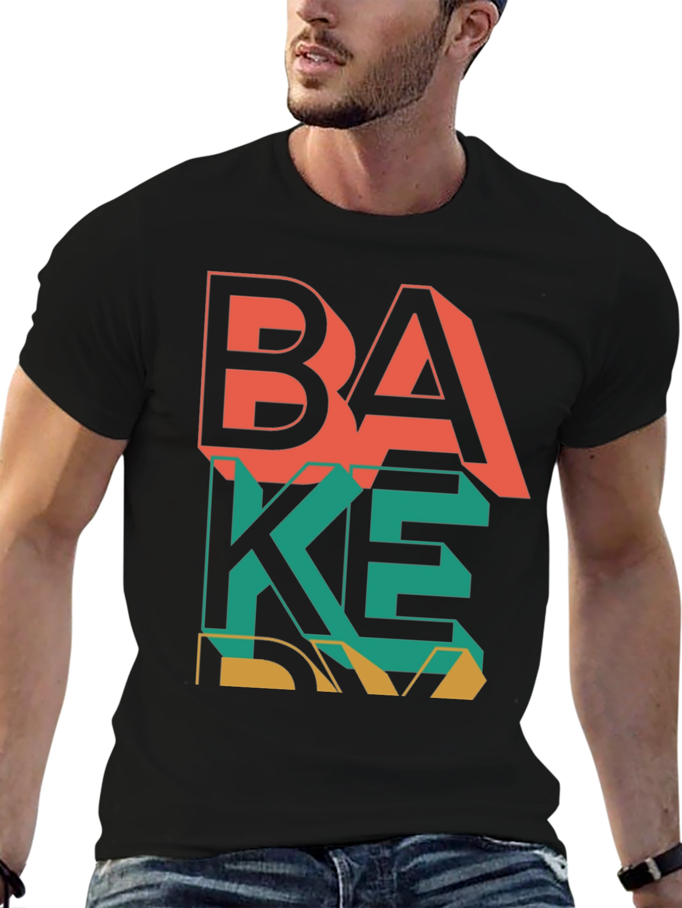 Bold Graphic T-Shirt - BAKE Design