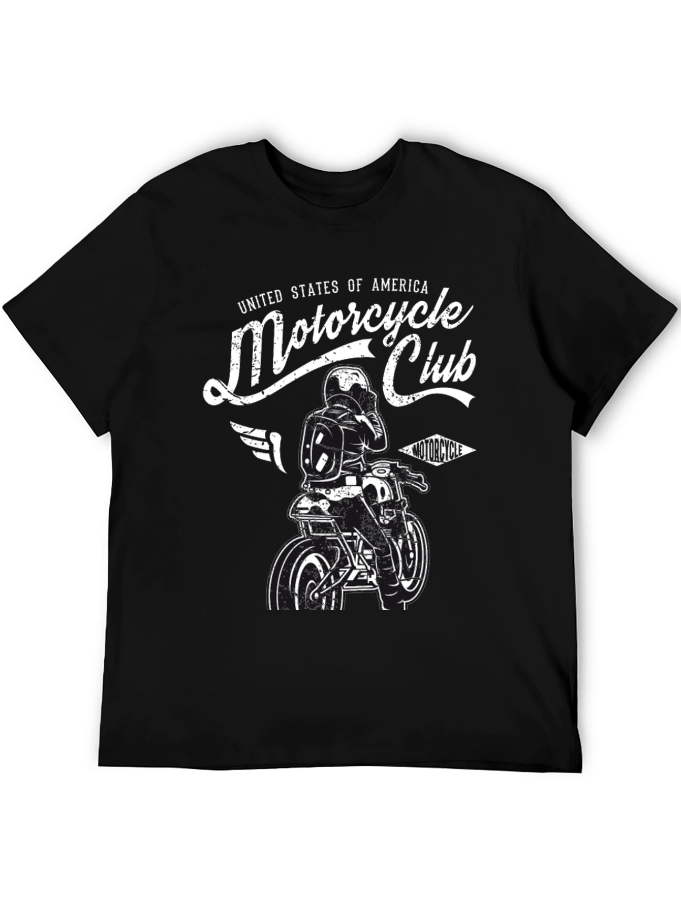 Motorcycle Club Graphic T-Shirt