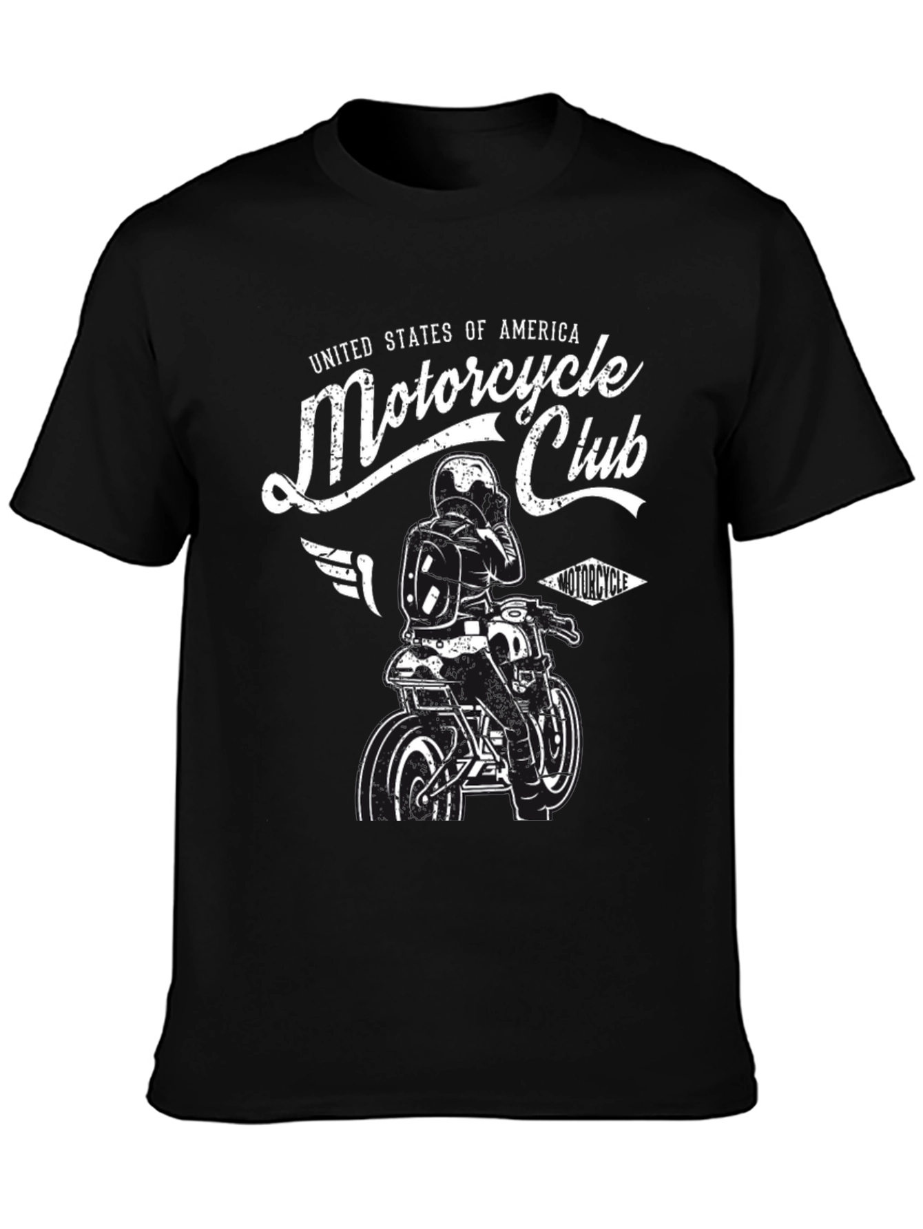Motorcycle Club Graphic T-Shirt