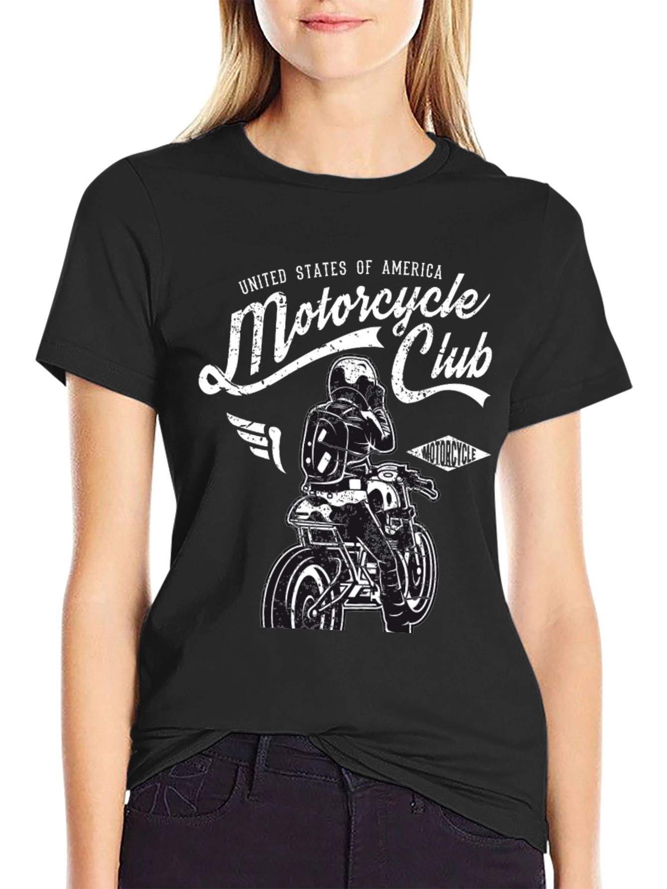 Motorcycle Club Graphic T-Shirt