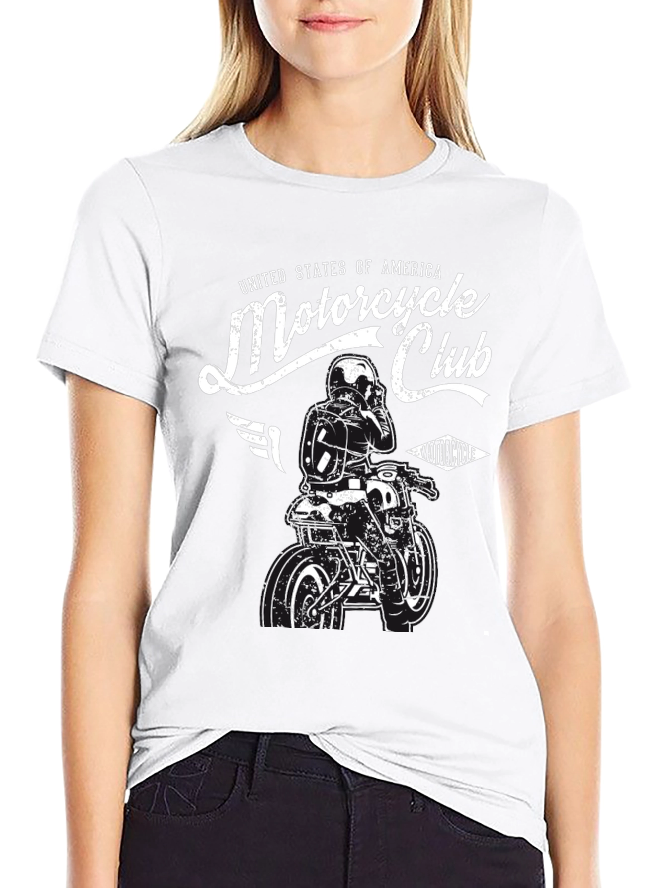 Motorcycle Club Graphic T-Shirt