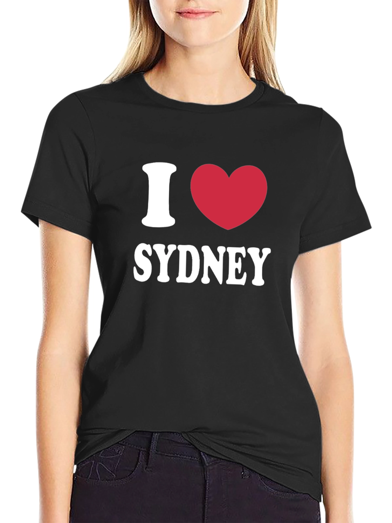 I Love Sydney Black T-Shirt